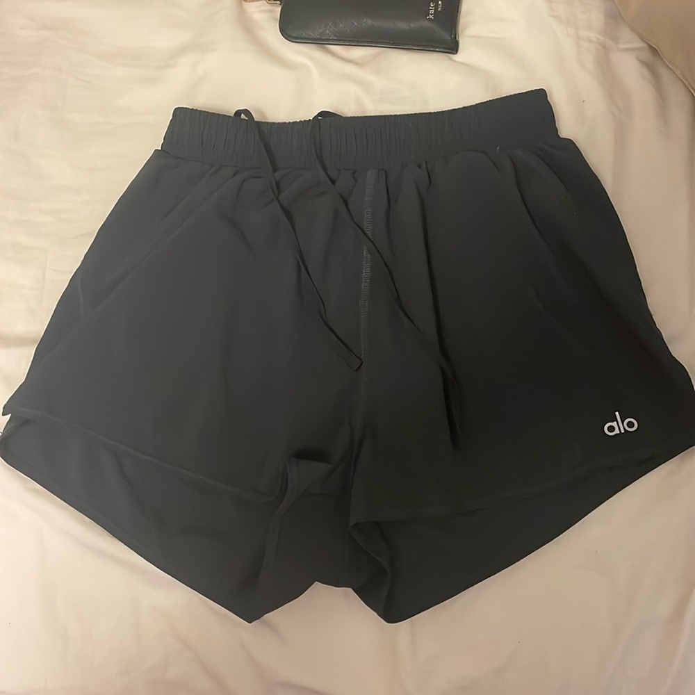 Dark grey alo shorts